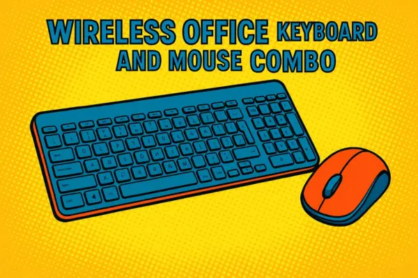 Wireless Office Keyboard and Mouse Combo